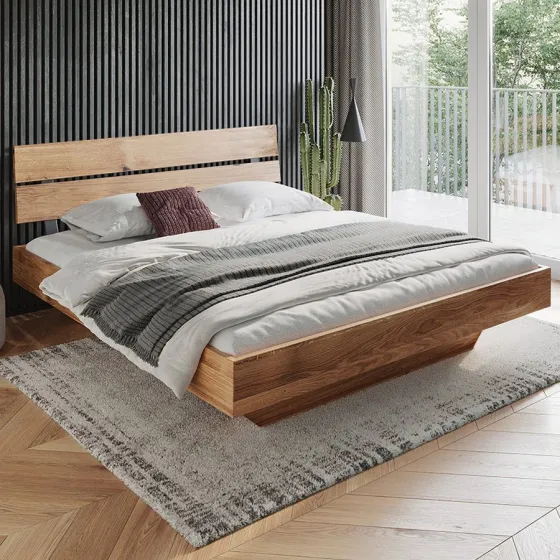 Lit massif bois 160x200 collection Montana