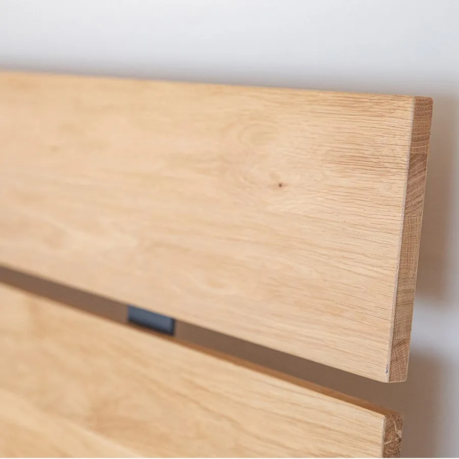 Lit massif bois naturel collection Montana