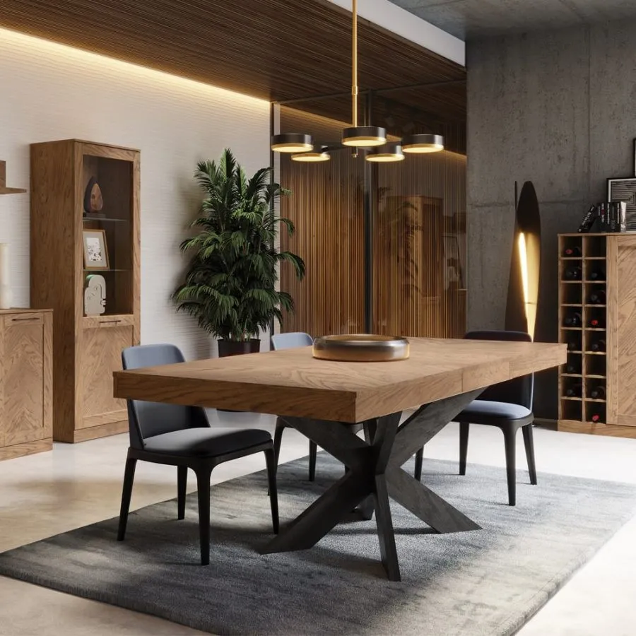 Table extensible bois collection NOVA