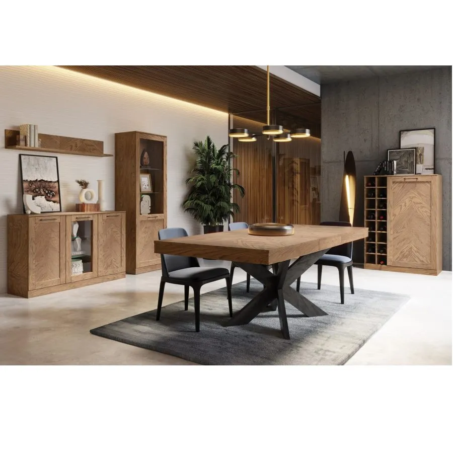 Table pour salon extensible bois  collection NOVA