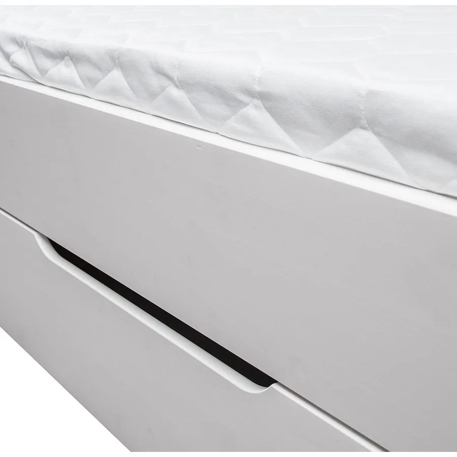 lit avec rangement en bois collection Ancona