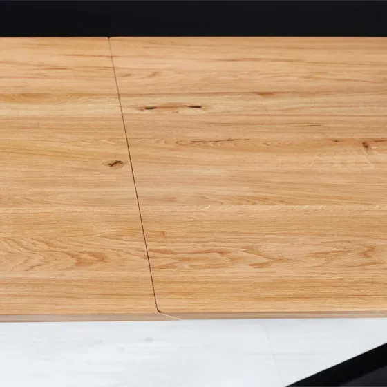 Table bois métal extensible 180x90 collection RAY