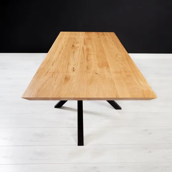 Table bois métal extensible 100x200 collection RAY