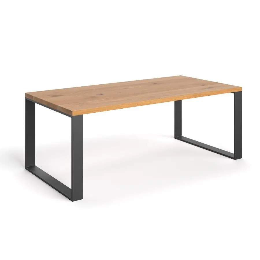 Table extensible bois métal 200x90 collection EDGE