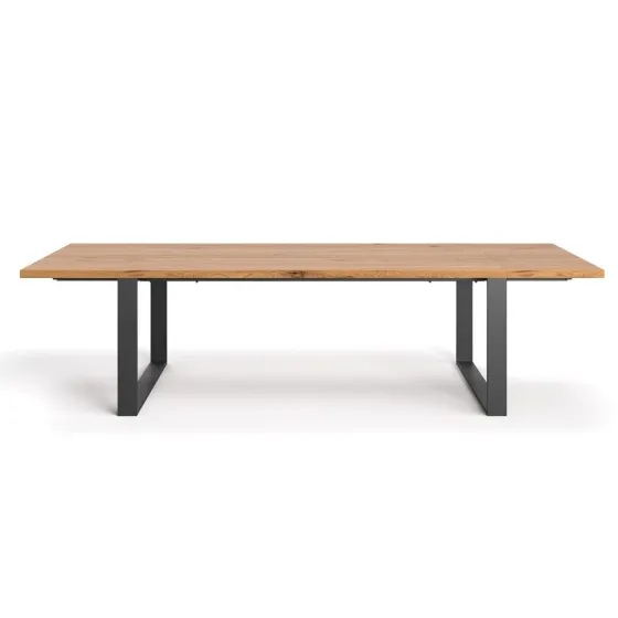 Table extensible bois métal 140x90 collection EDGE