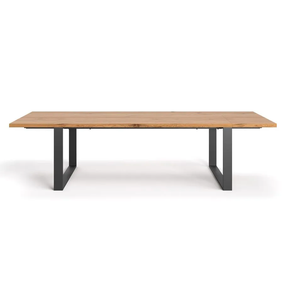 Table extensible bois métal 140x90 collection EDGE