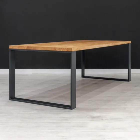 Table extensible bois métal 160x90 collection EDGE