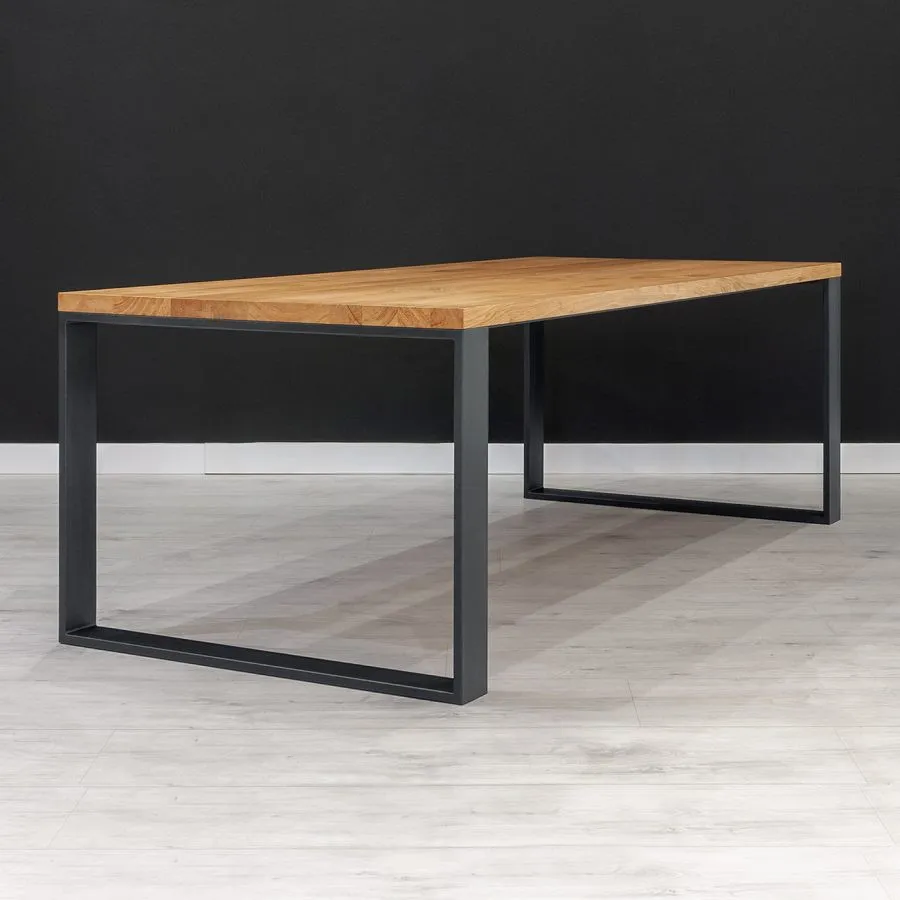 Table extensible bois métal 160x90 collection EDGE
