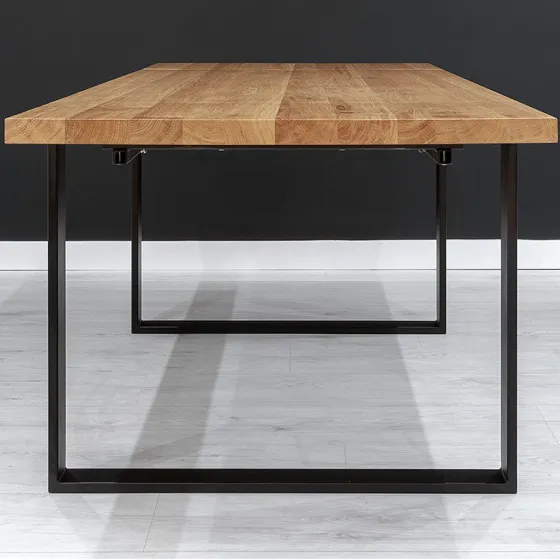 Table extensible bois métal 180x90 collection EDGE
