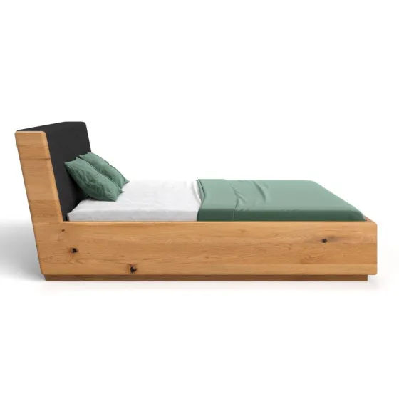 Lit coffre bois moderne collection Lugo