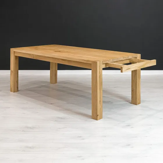 Table bois massif avec rallonges collection DOMI
