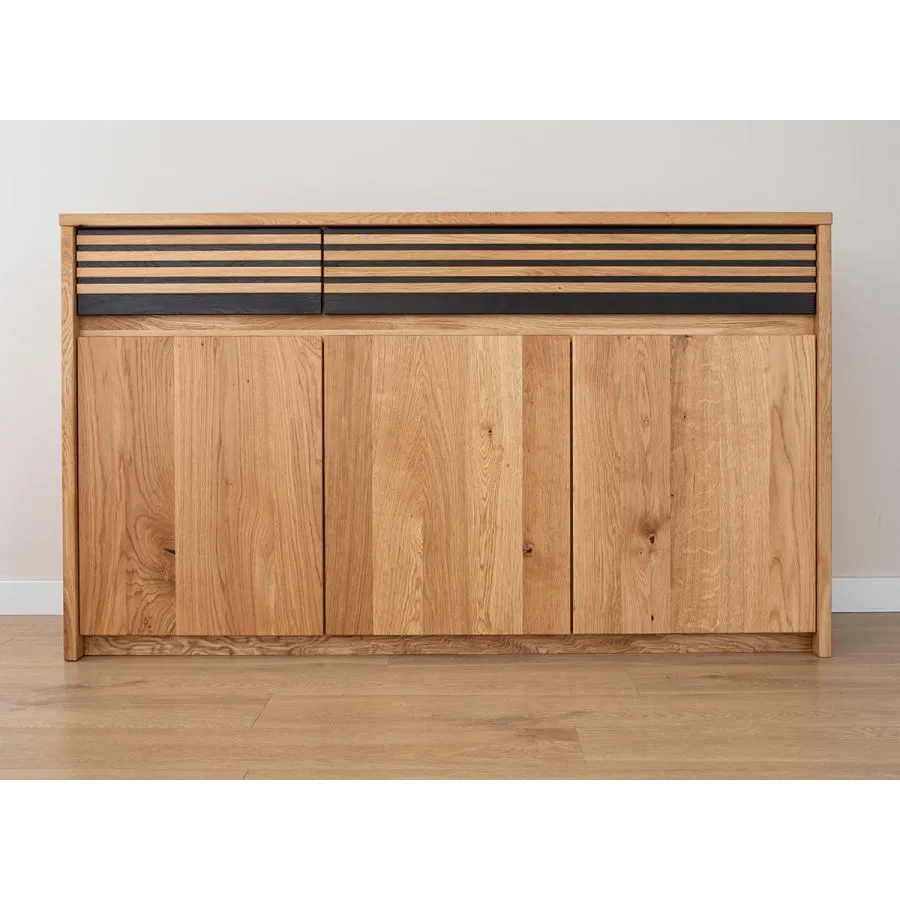 Commode en bois massif moderne collection Rivaro