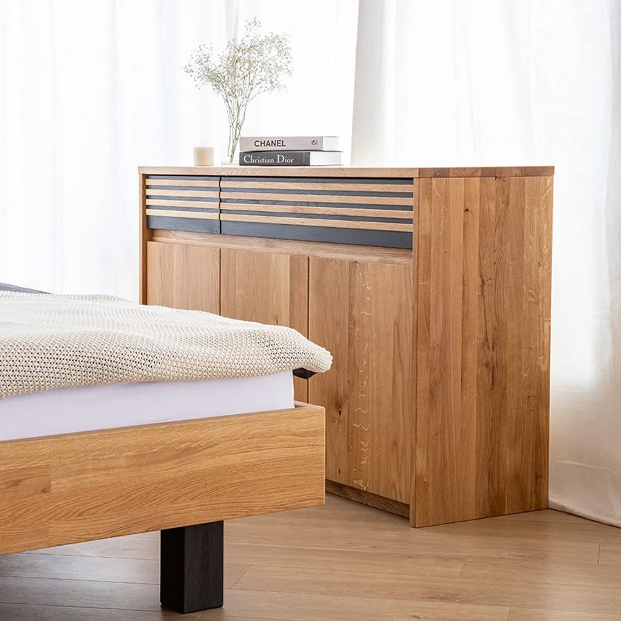 Commode chêne massif collection Rivaro
