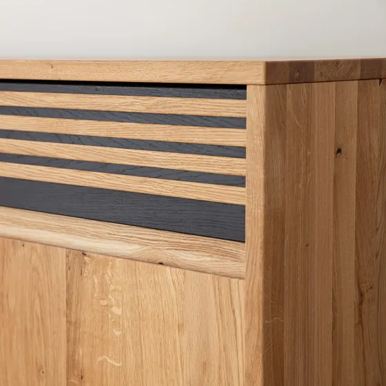 Commode en chêne massif collection Rivaro