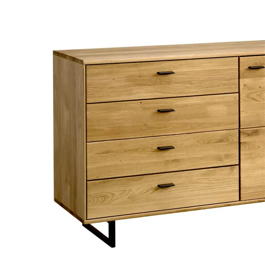 Commode bois et noir Collection Florenza
