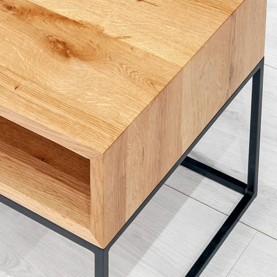 Chevet bois naturel collection Luna