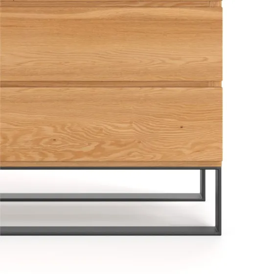 Commode bois et pieds métal collection EDGE