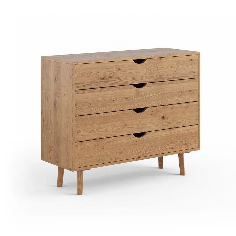 Commode bois clair collection OSLO