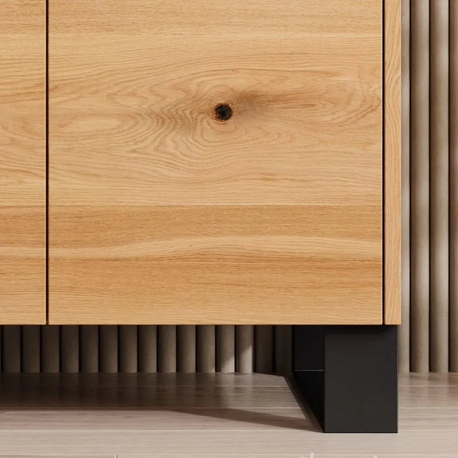 Commode bois et noir design collection Ray
