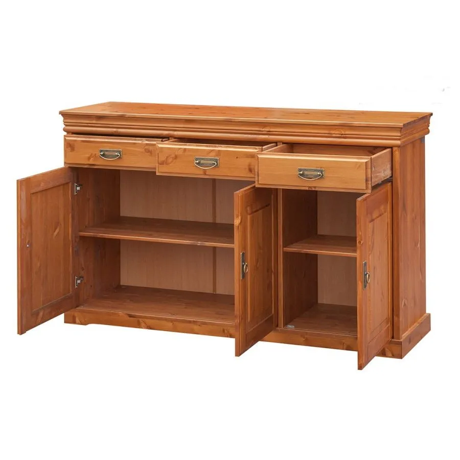 Commode pin 3 portes collection Toscana