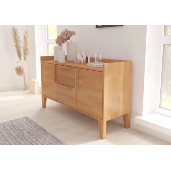 Commodes en bois massif finition naturel collection AGA