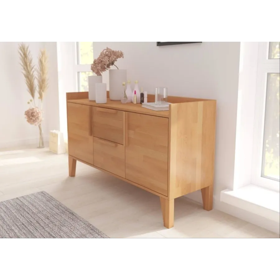 Commodes en bois massif finition naturel collection AGA