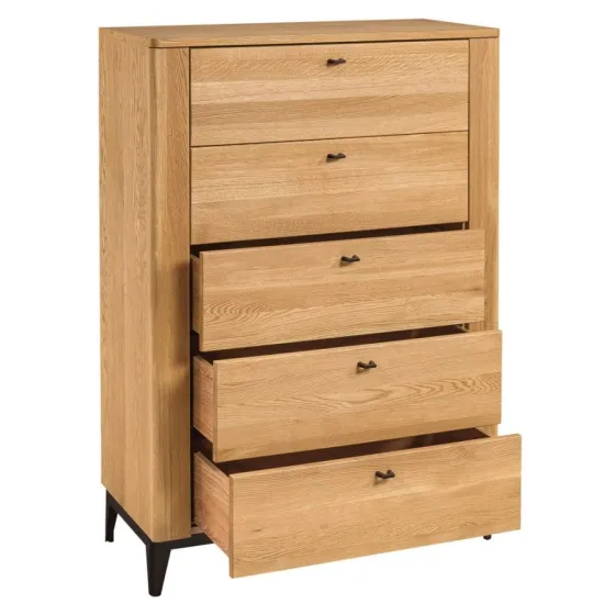 Commode bois cinq tiroirs collection AURO