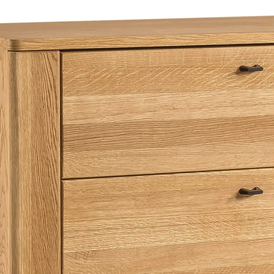 Commode bois clair avec tiroirs collection AURO