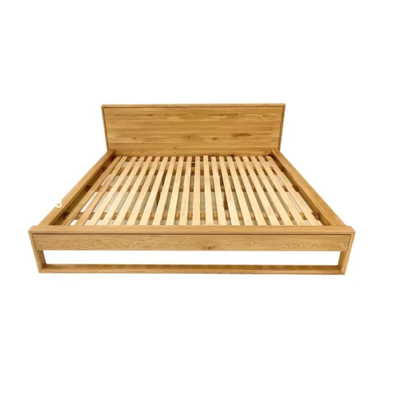 Lit en bois massif naturel 160x200 Collection Ottawa