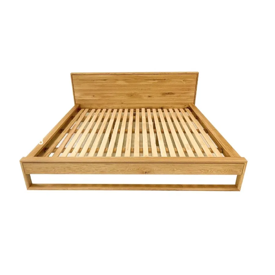 Lit en bois massif naturel 160x200 Collection Ottawa