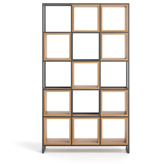 Bibliothèque bois et métal design collection RAY