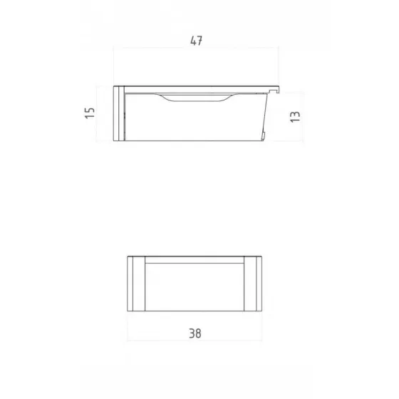 Table de chevet bois massif amovible collection TWIST