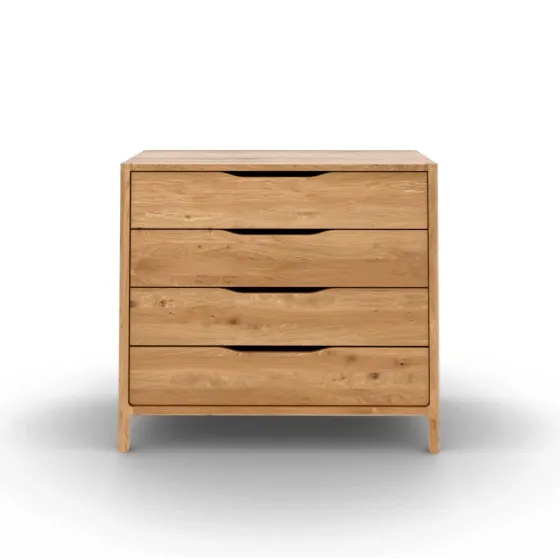 Commode en chêne 4 tiroirs collection TWIST