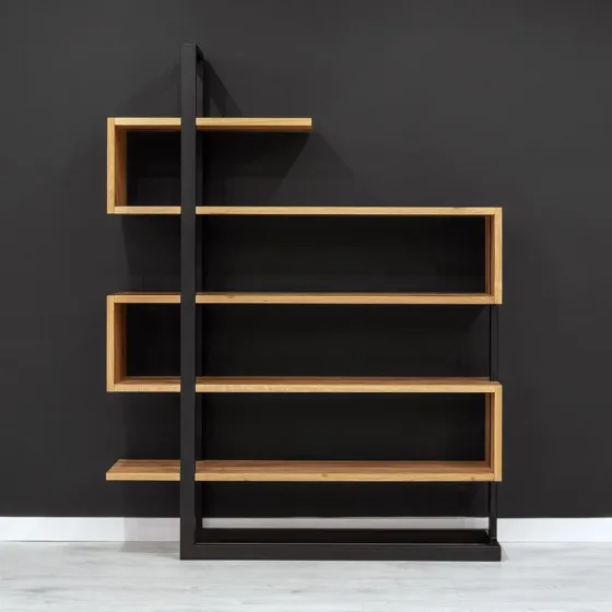 Bibliothèque design en bois collection EDGE