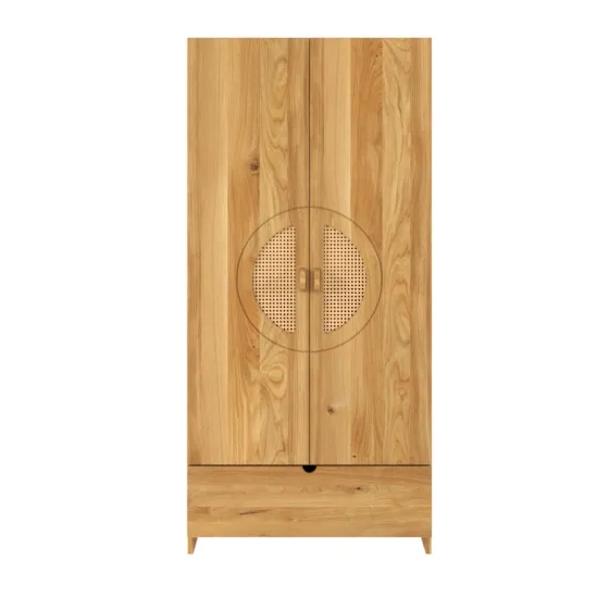 Armoire 2 portes chêne massif collection ANO