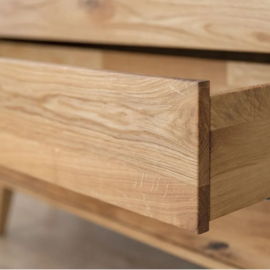 Armoire chêne massif pour chambre collection OSLO