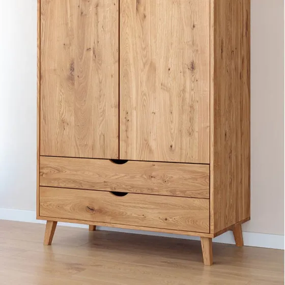 Armoire chêne massif pour bureau collection OSLO