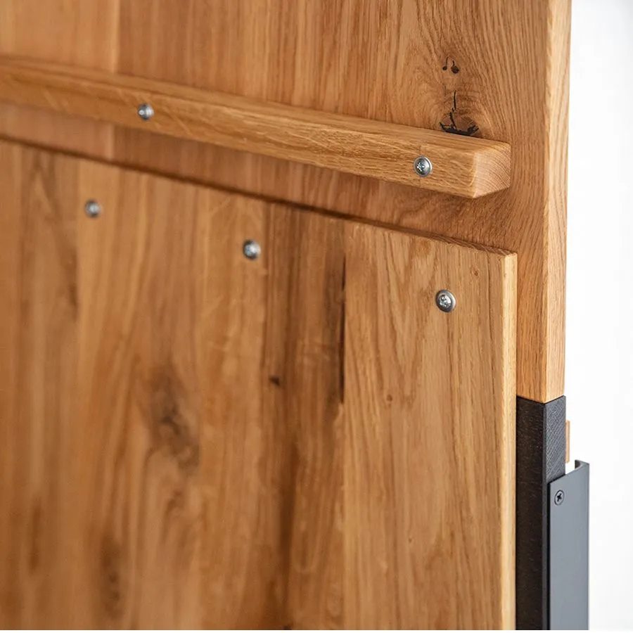 Armoire en chêne massif 2 portes battantes collection Rivaro