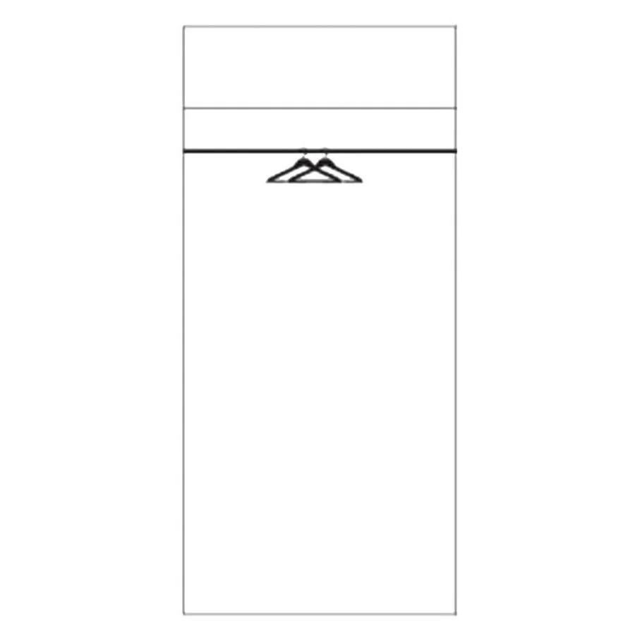 Armoire en chêne massif 2 portes collection de mobilier Rivaro
