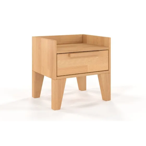 Table de nuit en bois naturel 1 tiroir collection AGA