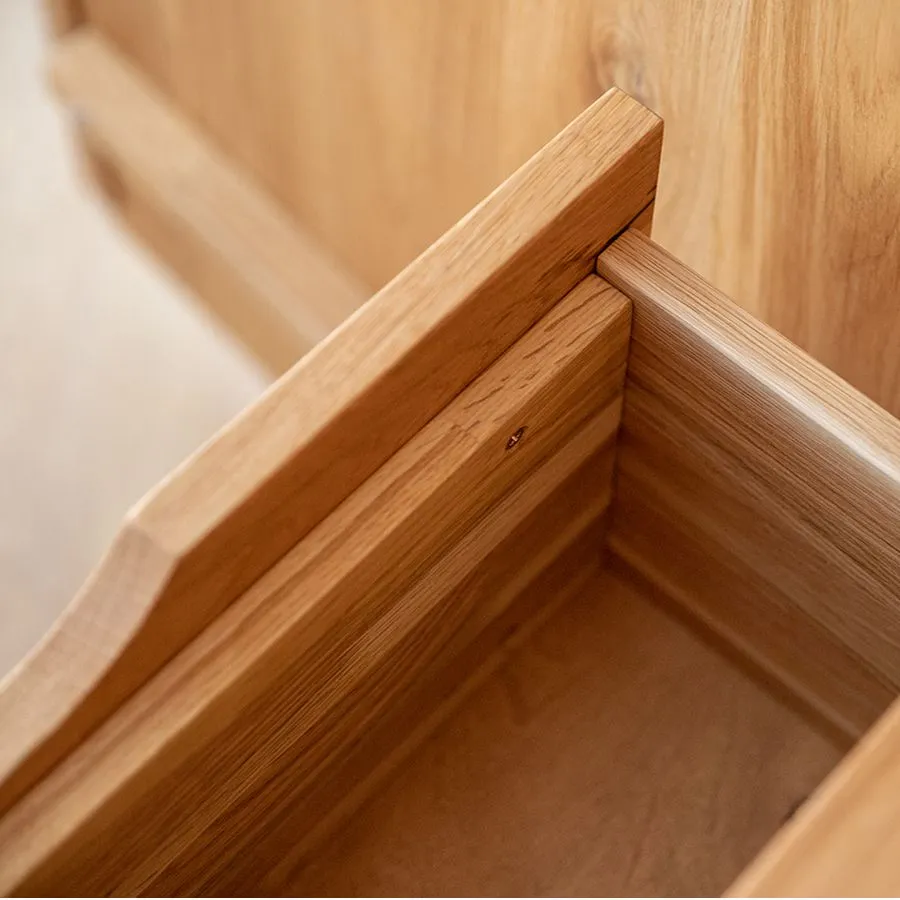 Tiroirs de rangement interne pour Armoire en chêne massif Rivaro