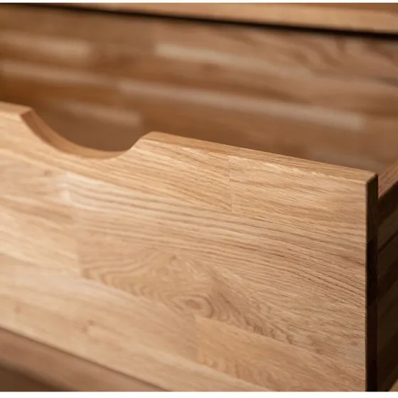 Tiroirs de rangement interne pour Armoire en chêne massif Rivaro