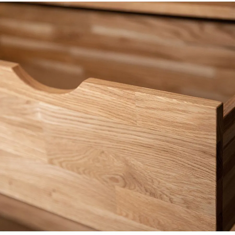 Tiroirs de rangement interne pour Armoire en chêne massif Rivaro