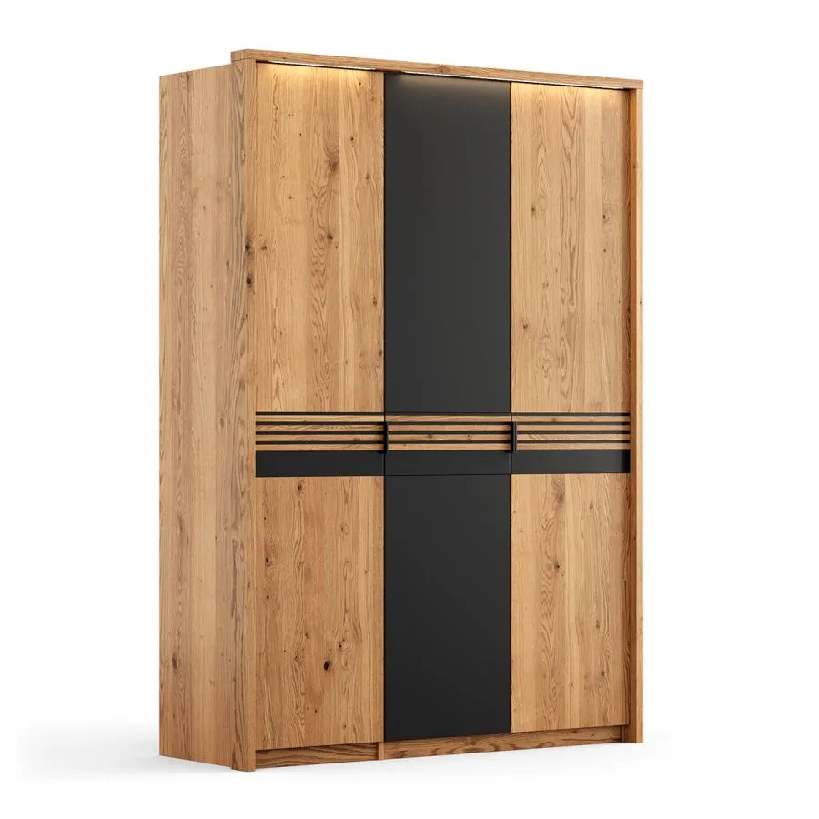 Tiroirs de rangement interne pour Armoire en chêne massif Rivaro