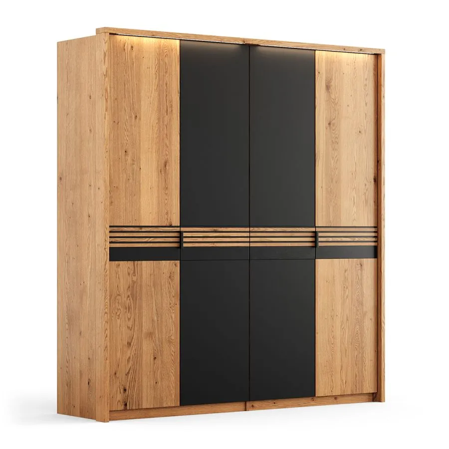 Tiroirs de rangement interne pour Armoire en chêne massif Rivaro