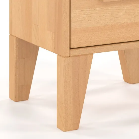 Table de nuit en bois naturel haut de gamme collection AGA