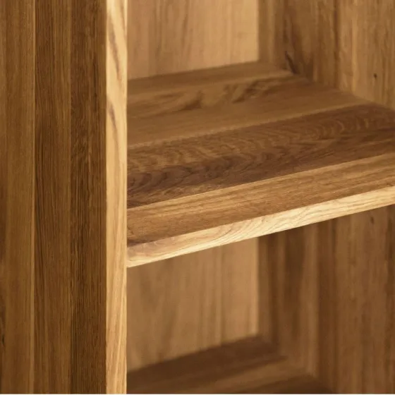 Armoire en chêne massif avec espaces de rangement collection Vintage