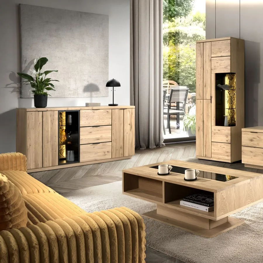 Buffet chêne massif clair collection Bianco