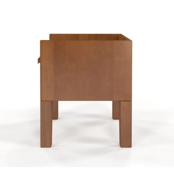 Chevet en bois style scandinave finition noyer collection AGA