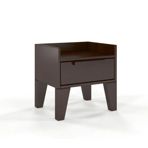 Table de nuit en bois finition wenge collection AGA
